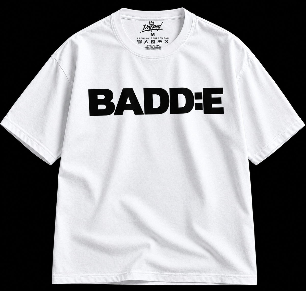 White/Black Baddie Graphic T-shirt